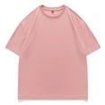 thumbnail image 1 of S-5X Big and Tall T-Shirts for Men Plus Size Short Sleeve Crewneck Tees Tops Mens Casual Solid Color Pullover Basic Going-Out Tshirts Shirts, 1 of 4
