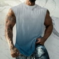thumbnail image 1 of S-5X Big & Tall Tank Tops for Men Plus Size Sleeveless Athletic Vests Mens Casual Gradient Printed Pullover Crewneck Breathable Workout Muscle Shirts, 1 of 5