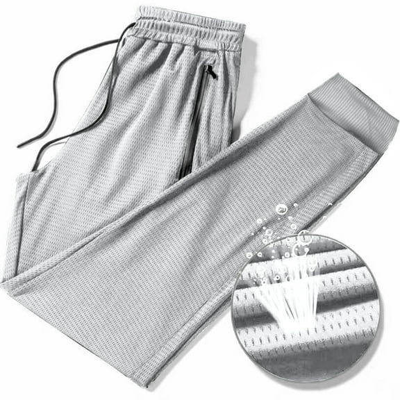 S-5X Plus Size Mens Big & Tall Pants with Zipper Pockets Tapered Leg Joggers Trousers Lightweight Drawstring Elastic Waist Athletic Pant