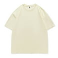 thumbnail image 1 of S-5X Plus Size T Shirts for Men Short Sleeve Big & Tall Tees Tops Mens Casual Solid Color Pullover Crewneck Basic Going-Out Athletic Tshirts Shirt, 1 of 4