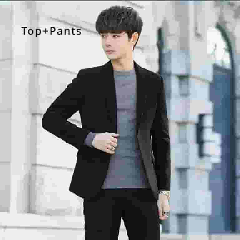Jeans Korean Business Casual Male S-6XL Men's Business Casual Suit