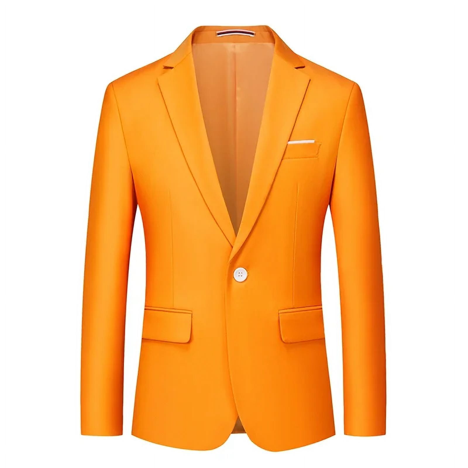 S-6XL Men's Formal Blazer Fine Fashion Solid Color Groom Wedding Dress ...