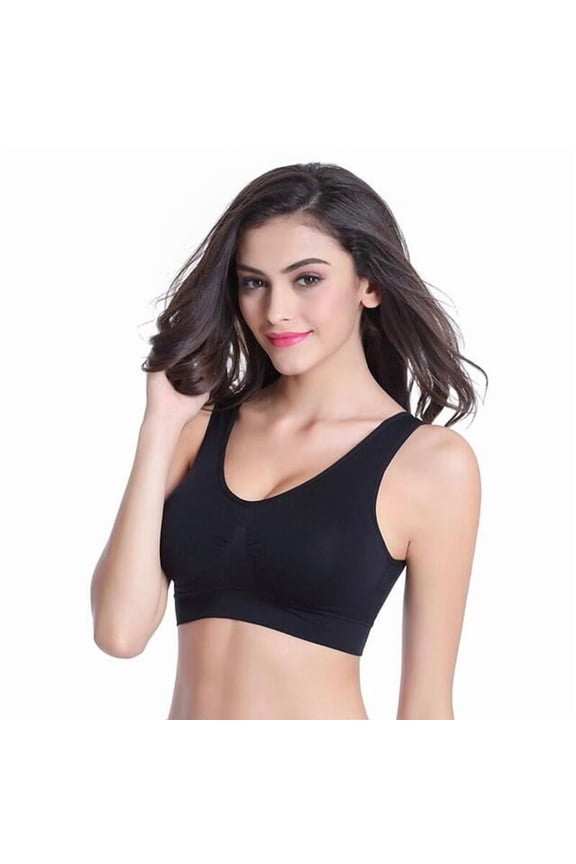 S-7XL Plus Size Thin Non-underwire Bra Zero Bondage Women's UnderwearSports Yoga Wireless Vest Seamless adjustable Brassiere