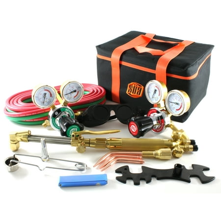 SÜA 25 Series Gas Welding & Cutting Kit Oxygen Torch Acetylene Welder Outfit