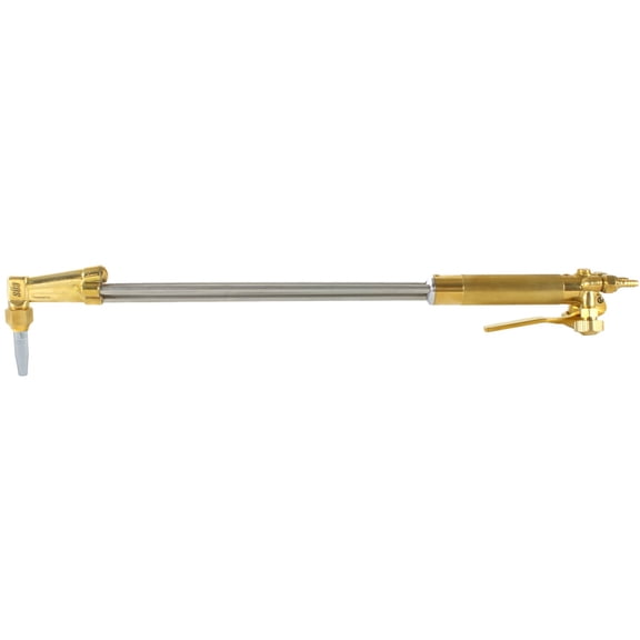 SÜA - 25 inches - Heavy Duty Oxyfuel Straight Cutting Torch - Propane - 90° Head + Tip + Arrestors
