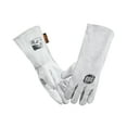 thumbnail image 1 of SÜA All Purpose Welding/BBQ/Heat Resistant Gloves, Straight Thumb, Full Cotton Fleece Lining - 14 inches - Size L - (4 Pairs), 1 of 1
