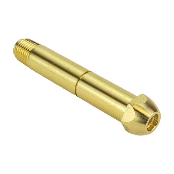 SÜA - CGA-580 & 510 Nipple for Inert Gases, Acetylene and Propane Regulators - Length: 3-1/2 in Thread Size: 1/4" NPT - 3000 PSI