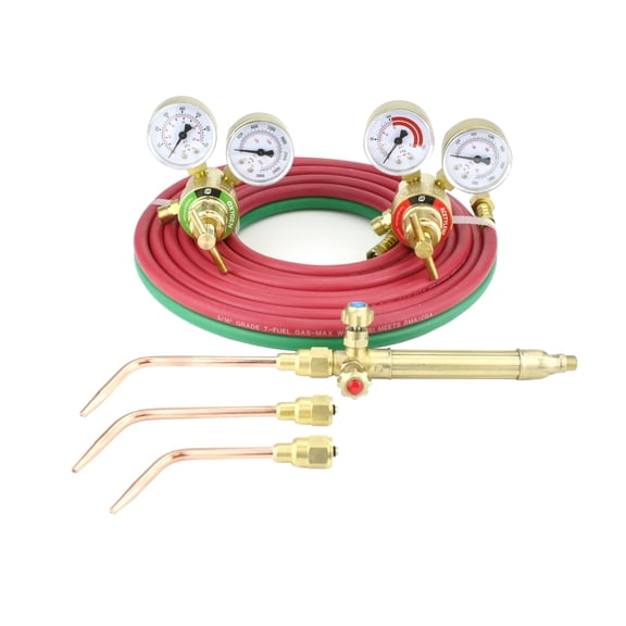 SÜA - Ligth Duty Professional Welding/Brazing Set - Oxygen & Acetylene - Compatible with Victor Series "J"