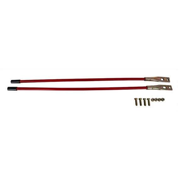 S.A.M. 1308200 Red-Colored 27 in. Blade Guide Kit for Western Snow Plow Models