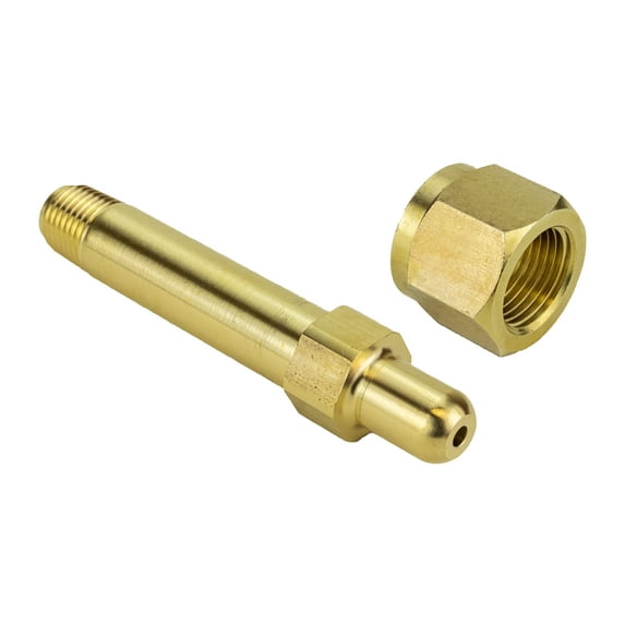 SÜA - Nut and Nipple replacement for Air Regulators CGA-346 - Nipple length: 3-1/2" - Regulator side thread: 1/4" NPT - 3000 PSI
