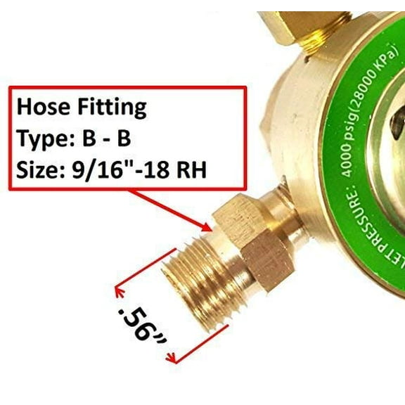SA - Oxygen and Acetylene Regulators Welding Gas Gauges Pair - Rear Entry - LDP series - Check all the pictures and read the full description of this product to make sure it fits