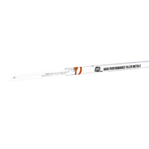 SÜA - RBCuZn-C - Low-Fuming Bronze Brazing Rod - Flux Coated - 18" x 1/8" - (1/2 Lb - 7 Rods)