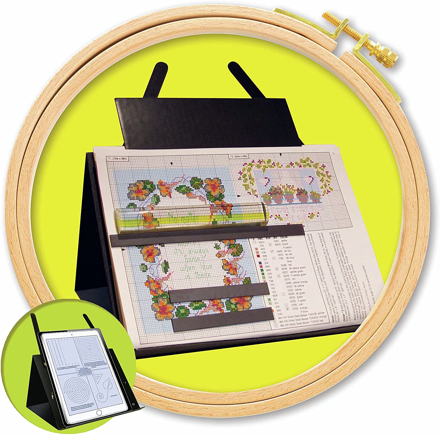 S.A. RICHARDS 2165 PropIt Needle Work Chart Holder with