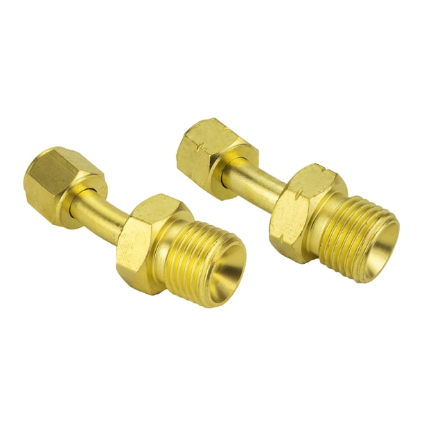 SÜA Oxygen Regulator/Torch To Hose Adaptor – B Size 9/16-18 Female To A Size 3/8-24 Male (Oxygen Version)