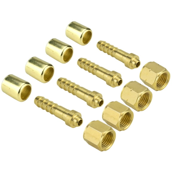 SÜA® - Repair Kit for Twin Oxy/Fuel 3/16" I.D.Welding Hoses with Size "A" 3/8"-24 Connectors - Oxygen and Acetylene/Propane