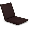 thumbnail image 1 of S AFSTAR Adjustable Floor Chair, Cushioned Lounger Recliner with 6-Position Comfortable Back Support & Thick Padded, Lazy Sofa Floor Gaming Chair, Floor Seat for Gaming Reading Meditation (Coffee), 1 of 16