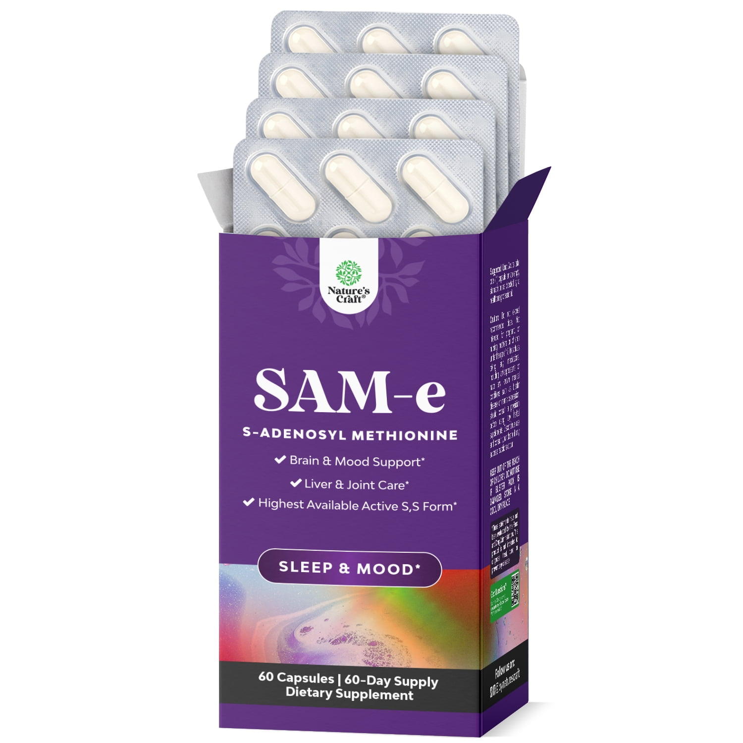 Natures Craft S-Adenosyl Methionine SAM-e 200mg Mood Support