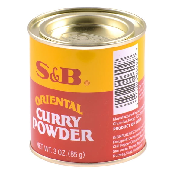 S & B -Curry Powder Oriental - 3 Oz, Case of 6