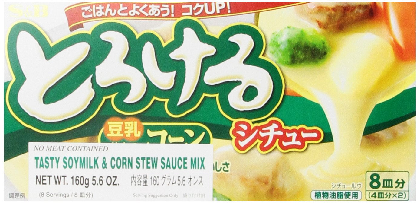 S&B Japanese Tasty Soymilk & Corn Stew Sauce Mix 5.6oz/ 160g
