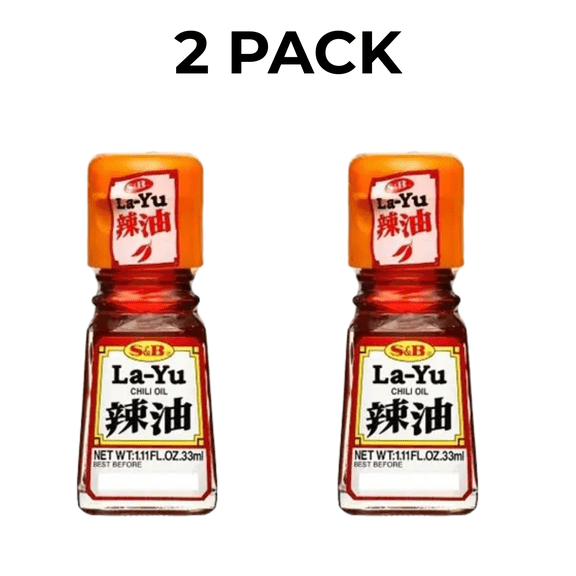 S&B La-Yu Chili Oil 2 Pack 1.11 oz
