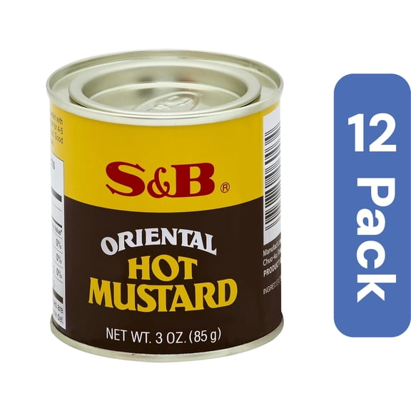 S&B Oriental Hot Mustard Powder 3 oz (Pack Of 12)