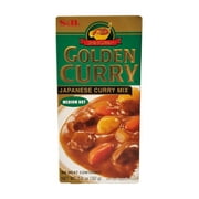 S&B Golden Curry Sauce Mix, Medium Hot, 3.2 Oz