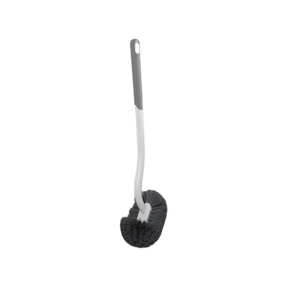 S Bend Toilet Brush, Deep Clean Bowl Toilet Cleaner Brush with S Curved Long Handle, Flexible Bristle Bathroom Toilet Bowl Scrub Brush for Household Bathroom Cleaning