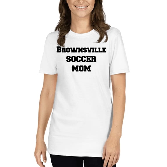 S Brownsville Soccer Mom Short Sleeve Cotton T-Shirt By Undefined Gifts