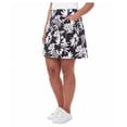 thumbnail image 1 of S.C. & CO. Women's Skirt Sz XL Floral Print Skort W/Pockets Black, 1 of 4
