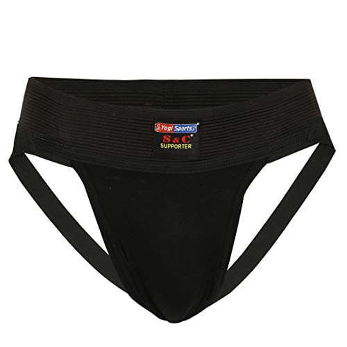 S&C Gym Cotton Supporter Jock Strap with Cup Pocket Athletic Fit