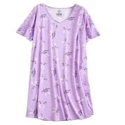 GK APPAREL S.CHRISTINA Womens Pajamas Cotton Nightgown Short Sleeve Sleepwear for Women