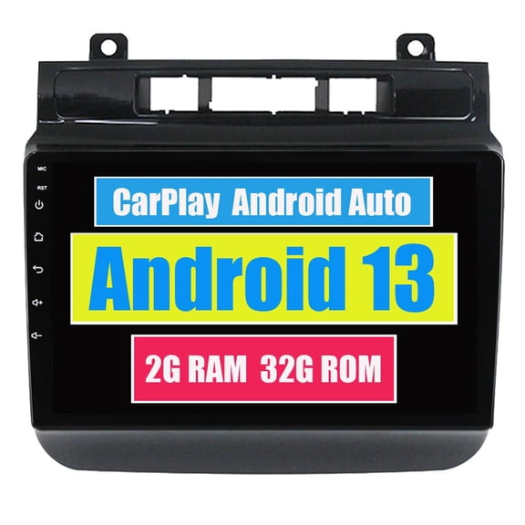S Car Stereo Radio for Volkswagen Touareg FL NF 2010 2011 2012 2013 2014 2015 2016 2017 2018 with CarPlay Android Auto Multimedia Player GPS Navigation Touch Screen Bluetooth WiFi