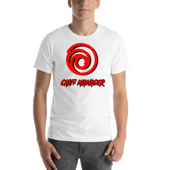 S Cash Manager Cali Design Short Sleeve Cotton T-Shirt By Undefined Gifts