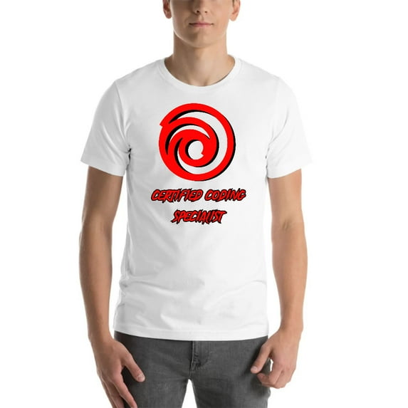 S Certified Coding Specialist Cali Design Short Sleeve Cotton T-Shirt By Undefined Gifts