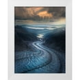 thumbnail image 1 of S. Chia, James 25x32 White Modern Wood Framed Museum Art Print Titled - Snake Glacier, 1 of 4