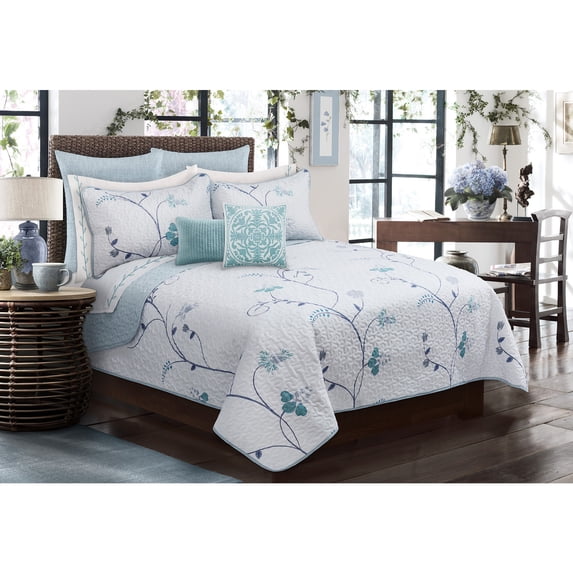 S & Co. Modern 3-Pieces Multicolor Quilt Bedding Sets, Queen