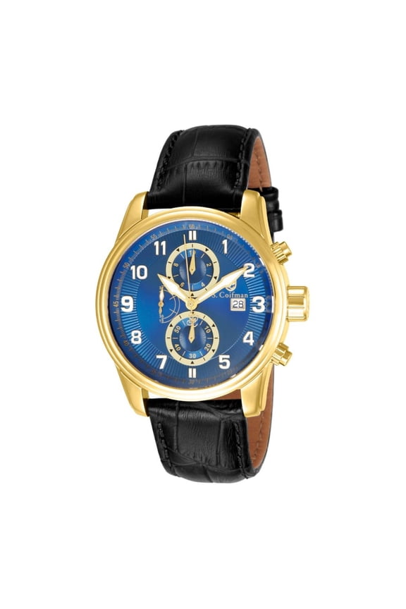 S. Coifman Heritage Men's Blue Dial Quartz Chronograph Watch SC0307