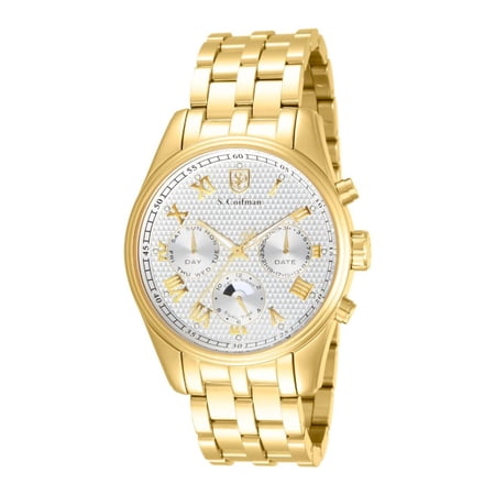 S. Coifman Heritage Men's Silver Dial Swiss Quartz Watch SC0163