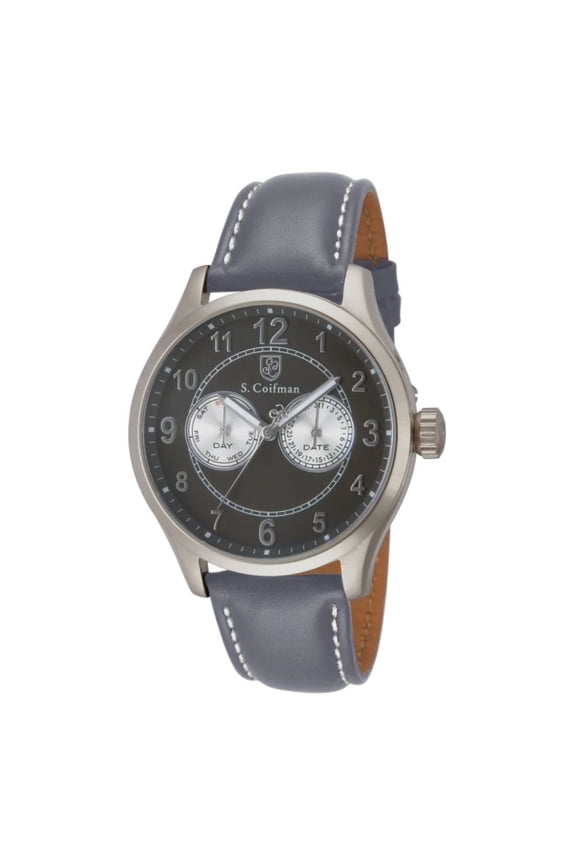 S. Coifman Heritage Men's Grey Dial Swiss Quartz Watch SC0319