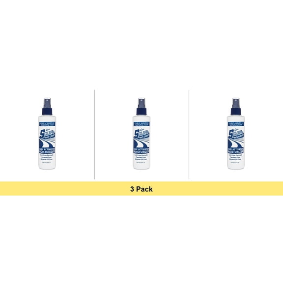 S-Curl Anti-Frizz No Drip Curl Activator Moisturizer Hair Spray with Glycerin, 8 fl oz - 3 Pack