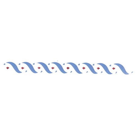 S Curve Wall Stencil