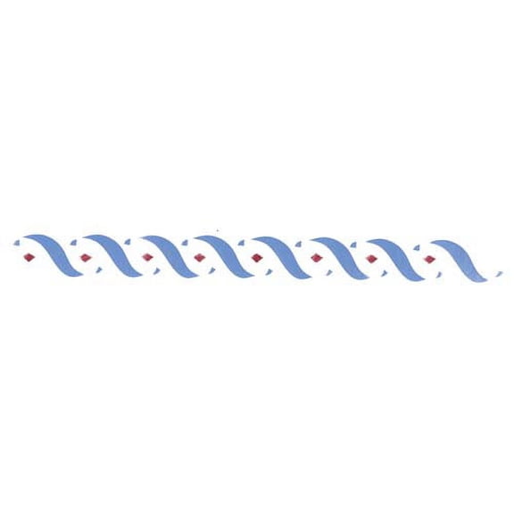 S Curve Wall Stencil