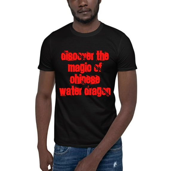 S Discover The Magic Of Chinese Water Dragon Cali Style Short Sleeve Cotton T-Shirt By Undefined Gifts
