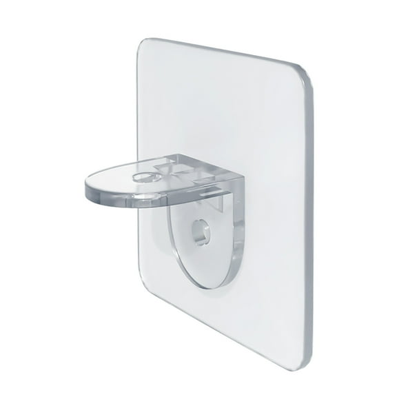 S No Drill Laminate Bracket For Cabinet Partition Fixing With Invisible Transparent Design And Effortless Setup Process For Multi Scenario Use In Various Rooms