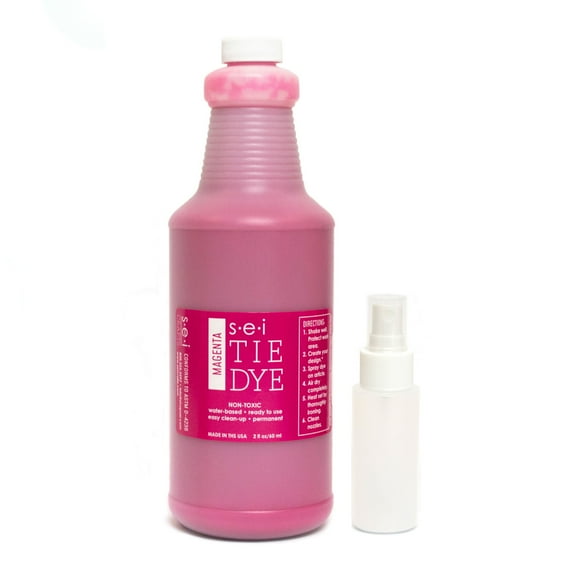 S·E·I Magenta Tie Dye, Fabric Dye, 1-Quart-32 Ounces