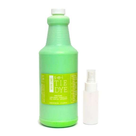 S·E·I Neon Lime Tie Dye, Fabric Dye, 1-Quart-32 Ounces