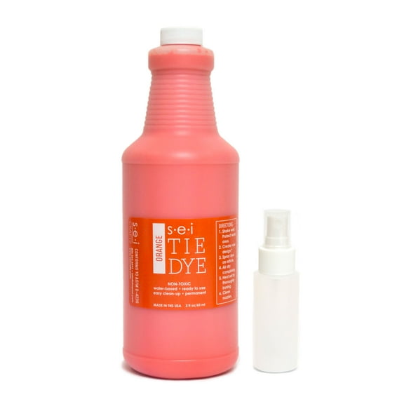 S·E·I Orange Tie Dye, Fabric Dye, 1-Quart-32 Ounces
