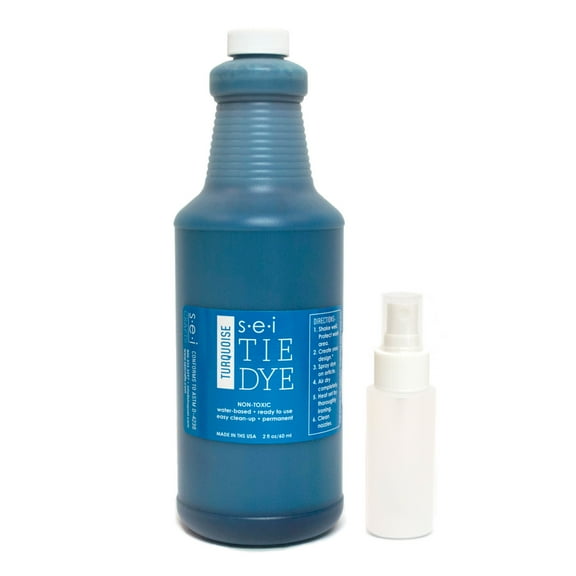 S·E·I Turquoise Tie Dye, Fabric Dye, 1-Quart-32 Ounces