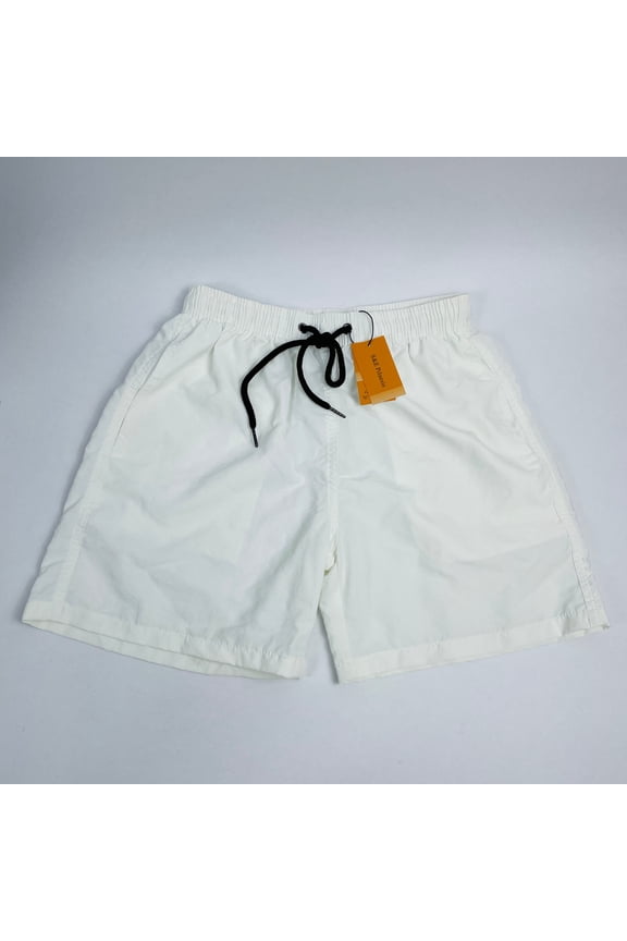 Wen's Sports Shorts, White Athletic Shorts