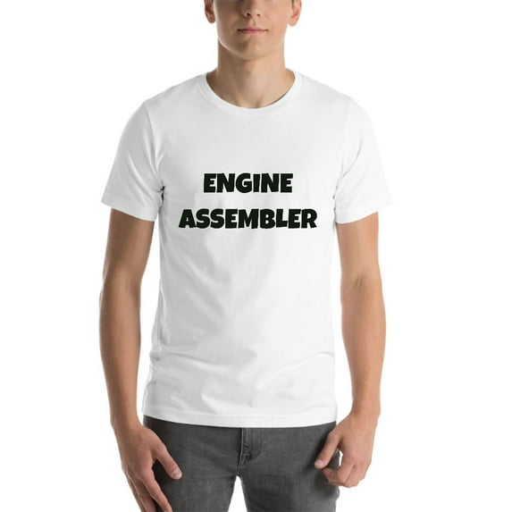 S Engine Assembler Fun Style Short Sleeve Cotton T-Shirt By Undefined Gifts